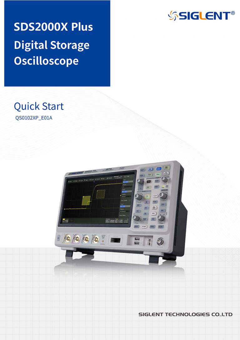 SDS2000X Plus Digital Oscilloscopes Siglent Oscilloscopes