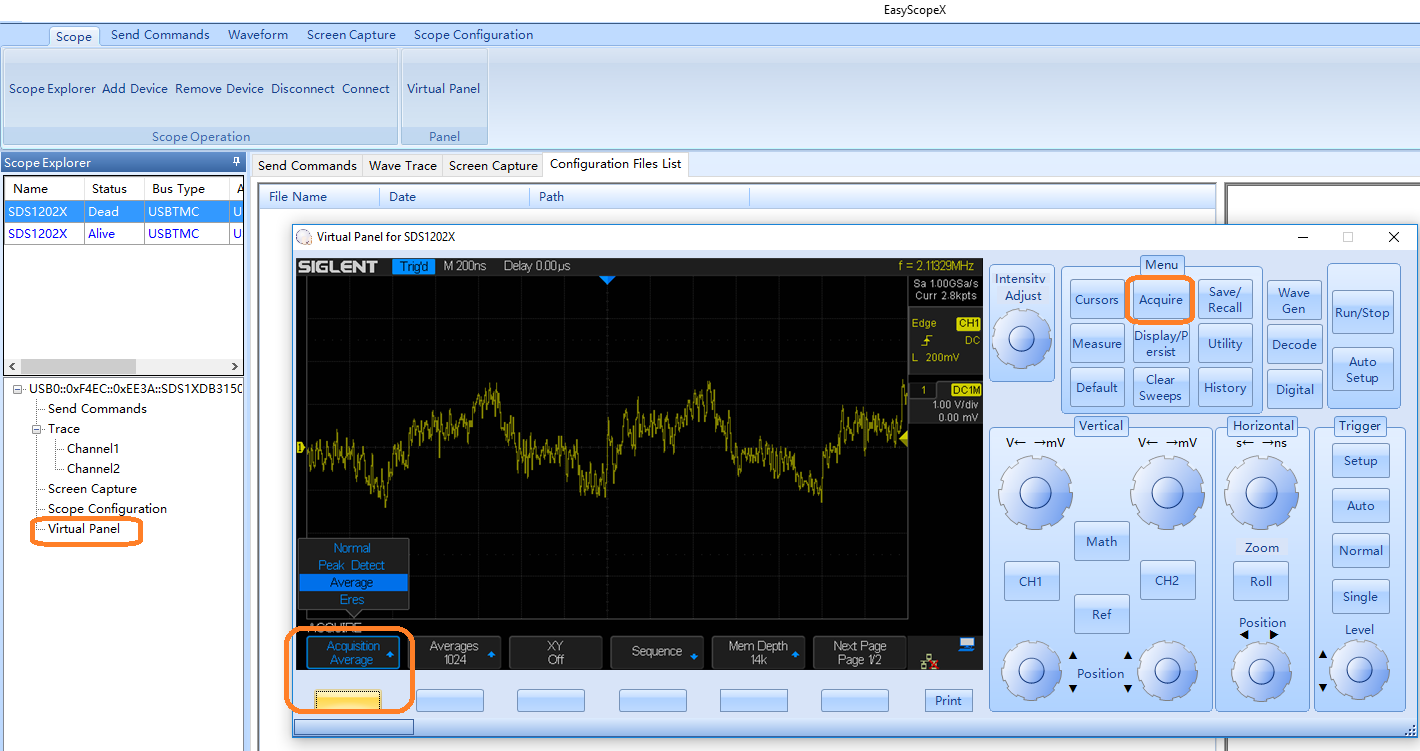 Configure your instrument to capture the signal