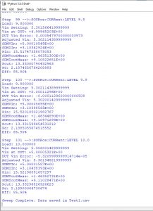 Programming Example: Python Power Supply Efficiency Example - Siglent