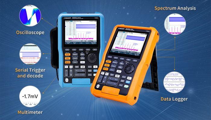 Five-in-One handheld oscilloscopes