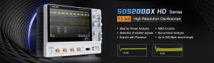 SDS2000X HD high-resolution oscilloscope